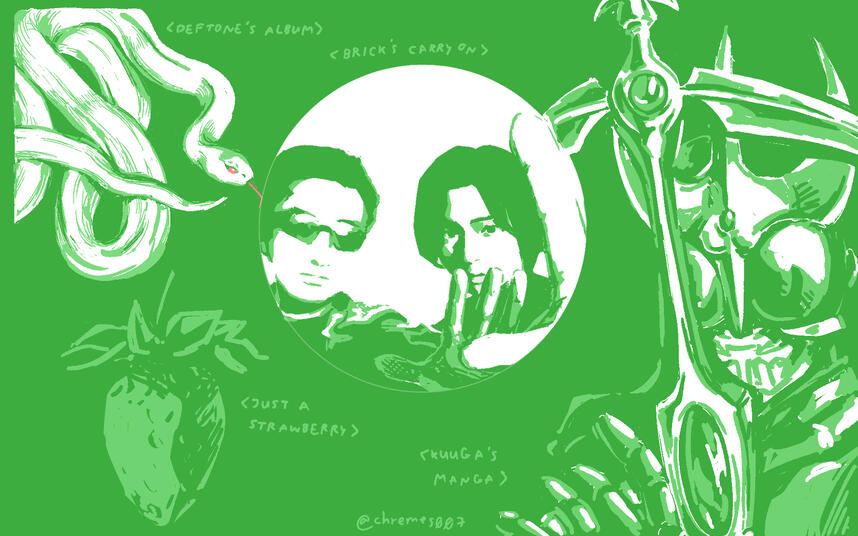 Negative space studies / Green&amp;White